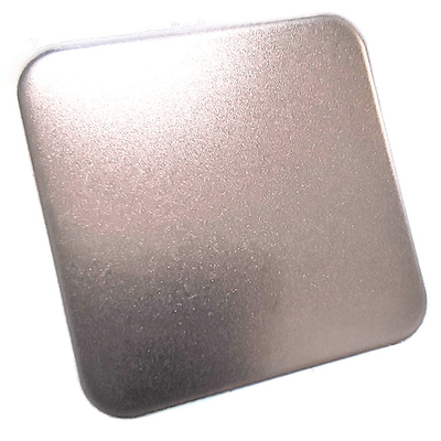 Red Bronze Color Bead Blasted Satin Finish 304 Stainless Steel Sheet With Anti-Finger Print For Luxury Decoration