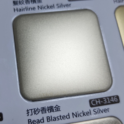 Champaign Gold Color Bead Blasted Satin Finish 304 Stainless Steel Sheet With Anti-Finger Print For Luxury Decoration