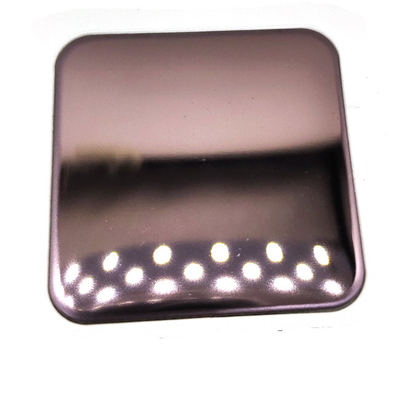 Grade 316L ASIS Mirror Rose Gold Custom Size Stainless Steel Decorative Color Sheet  For Architectural Project