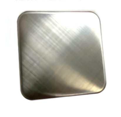 Hot Selling Cross Hairline 45 Degree Platinum Sliver Customized Size Stainless Steel Color Plate From Chinese