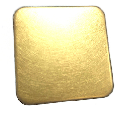 AISI 304 Vibration Titanium Gold Colored Customized Size Stainless Steel Sheet Price Per Squater Meter