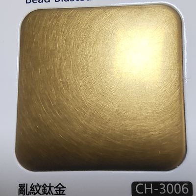 AISI 304 Vibration Titanium Gold Colored Customized Size Stainless Steel Sheet Price Per Squater Meter