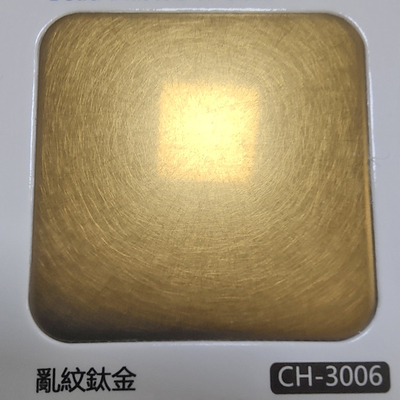 AISI 304 Vibration Titanium Gold Colored Customized Size Stainless Steel Sheet Price Per Squater Meter