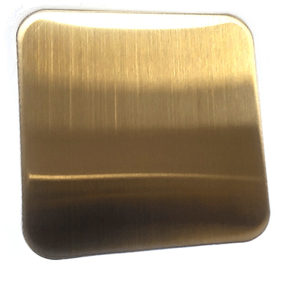 Hairline Zr-Brass High End Decorative Stainless Steel Color Sheets For Architectural