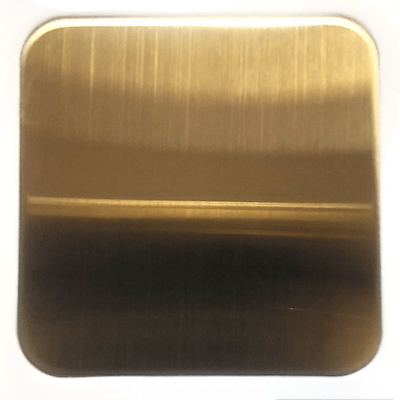 Hairline Zr-Brass High End Decorative Stainless Steel Color Sheets For Architectural