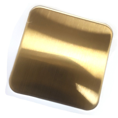 Hairline Zr-Brass High End Decorative Stainless Steel Color Sheets For Architectural