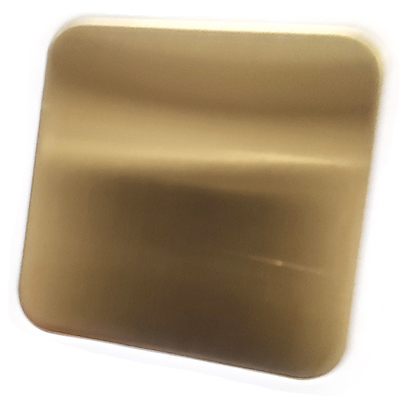 Hairline Zr-Brass High End Decorative Stainless Steel Color Sheets For Architectural