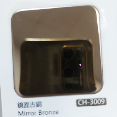 304 High Quality Mirror 8k Bronzing Factory Wholesale Stainless Steel Sheet Customized Size