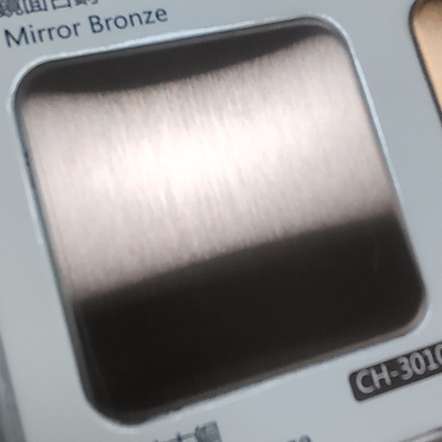 304 Hairline Brushed Finish Antique Bronze Color Stainless Steel Sheet With Anti-Finger Print