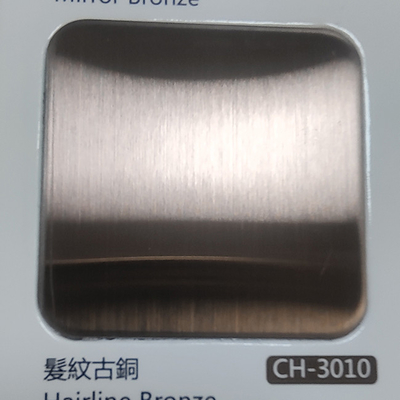 201 304 316 Mirror 8k Bronze Stainless Steel Sheets Architectural Decoration Wall Decoration Panel