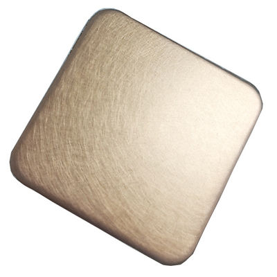 İyi bir fiyat. 300 Serisi Titreşimli Bakır Üreticinin Doğrudan Satışı Dekoratif Paslanmaz Çelik Özelleştirilmiş Renkli Levha çevrimiçi