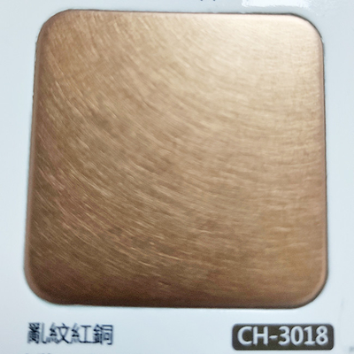 300 Series Vibration Copper Manufacturer'S Direct Sales Decorative Stainless Steel Customized Color Sheet