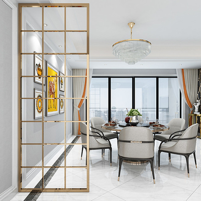 304 Rose Gold Bronze Black Hairline Brushed Stainless Steel Dividers 316L Shiny Mirror Stainless Steel Screen Partitions