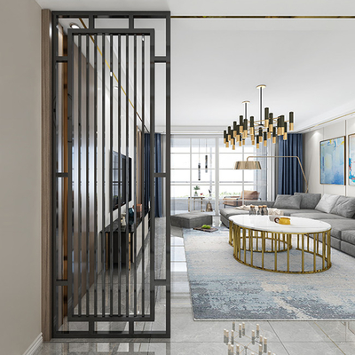 304 Rose Gold Bronze Black Hairline Brushed Stainless Steel Dividers 316L Shiny Mirror Stainless Steel Screen Partitions