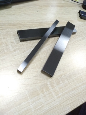 0.5mm Thickness Stainless Steel Trim Strips Hairline With AFP