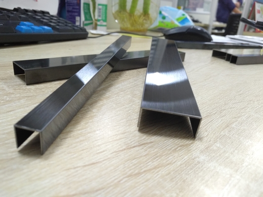 0.5mm Thickness Stainless Steel Trim Strips Hairline With AFP