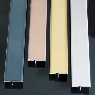 Hairline Stainless Steel Trim Strips Terrazzo Dividing Strip Metal Strips