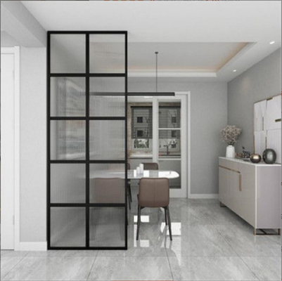 Decorated Stainless Steel Metal Glass Screen Hotel Restaurant Background Wall