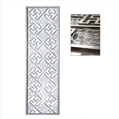 Customized Metal Stainless Steel Screen Partition Hotel Living Room Background Walls