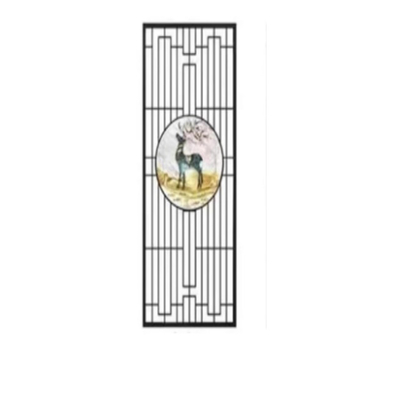 Customized Wall Room Divider Panel Partitions Living Room Landscape Painting Metal Screen