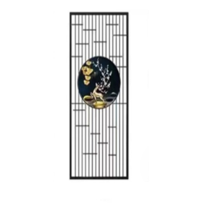 Customized Wall Room Divider Panel Partitions Living Room Landscape Painting Metal Screen