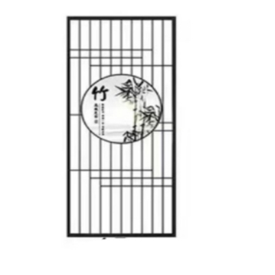 Customized Wall Room Divider Panel Partitions Living Room Landscape Painting Metal Screen
