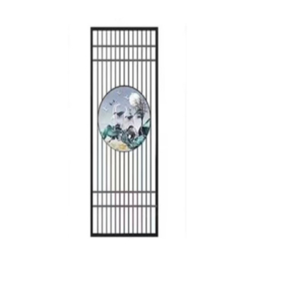 Customized Wall Room Divider Panel Partitions Living Room Landscape Painting Metal Screen