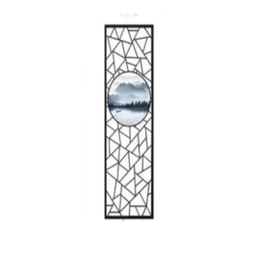 Customized Wall Room Divider Panel Partitions Living Room Landscape Painting Metal Screen