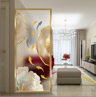 304 Rose Gold Bronze Black Hairline Brushed Shiny Mirror Stainless Steel Divider Fabric Stainless Steel Screen Partition