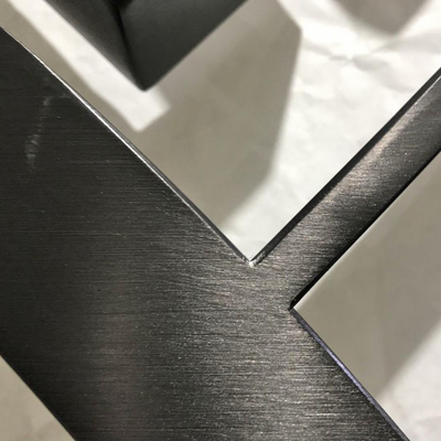 Hollow Hairline Black Color Stainless Steel Screen Partition For Interior Decoration
