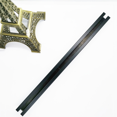 15mm 304 Black Bead Blasted Stainless Steel Tile Edge Trim For Home Decoration