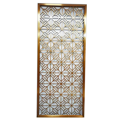 Customized Metal Stainless Steel Screen Partition Room Divider For Decoration