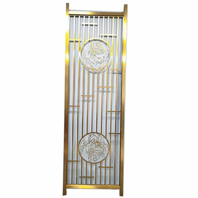 Customized Metal Stainless Steel Screen Partition Room Divider For Decoration