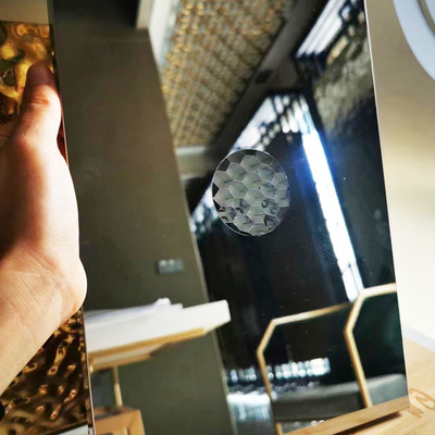 Hot Sale  Grade 304 Gold Mirror Embossed Finish Stainless Steel Honeycomb Sandwich Panels