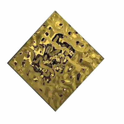 304 color mirror water wave stainless steel production time fast