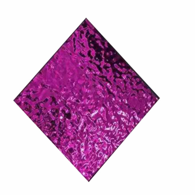 304 color mirror water wave stainless steel production time fast
