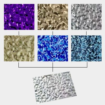 Copper color stainless steel sheet mirror gold color for wall