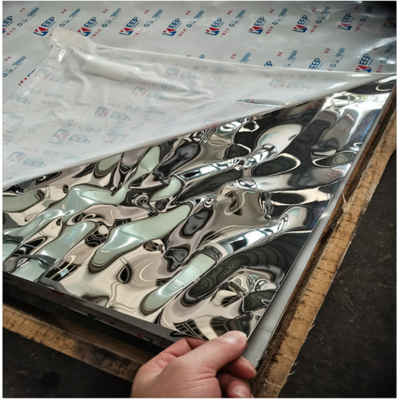 Water Ripple stainless steel color plate custom color vacuum metal cup stainless steel trav