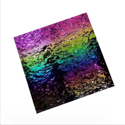 İyi bir fiyat. SUS 201 304 316 AFP Soğuk Dökme 4*8ft Renkli 8K Ayna Su Dalgalanması Paslanmaz Çelik Tavan Paneli İçin Rezil Yaprak çevrimiçi