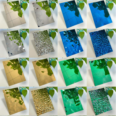 304 Vivid Emerald Green 8K Mirror Colored Stainless Steel Sheet In Vietnam