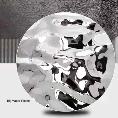 304 Gold Shiny Mirror Water Ripple Metal Honeycomb Panel Color Stainless Steel Sheets Ceiling