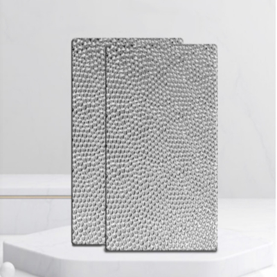 High Quality Silver Embossed Honeycomb Stainless Steel Sheet Custom Color