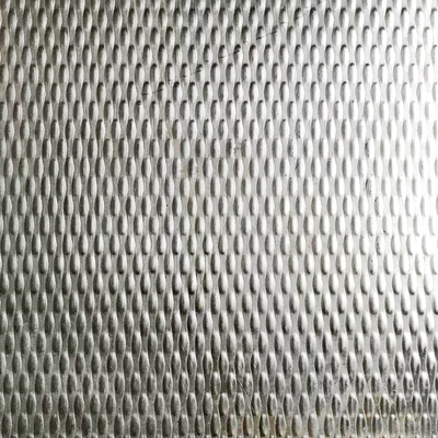 Silver Gemstone Blue Water Ripple Embossed Plate Stainless Steel Sheet For Wall Decoration