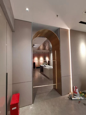 304 Rose Gold Brushed Colored Stainless Steel Sheet Frame For Wall Wide Jamb