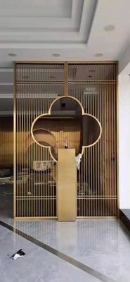 metal stainless steel living room divider screen design 3D manufacture