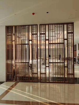 metal stainless steel living room divider screen design 3D manufacture