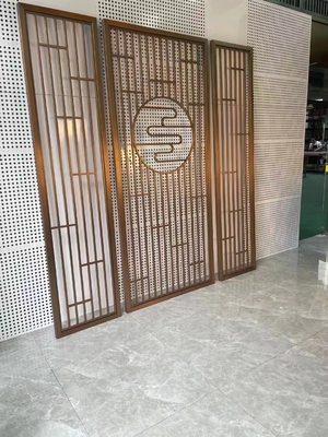 metal stainless steel living room divider screen design 3D manufacture