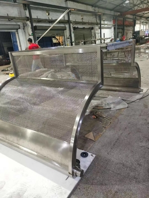 stainless steel custom sheet metal fabrication laser cutting