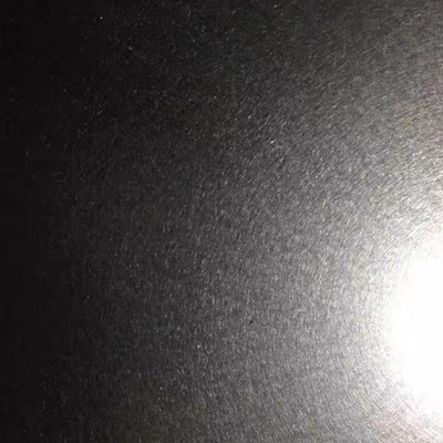 304 Dark Black Vibration Brushed Mixed Finish Color Stainless Steel Sheet With Anti-finger Printing