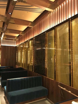 304 Gold Shiny Mirror Water Ripple Metal Honeycomb Panel Color Stainless Steel Sheets Ceiling